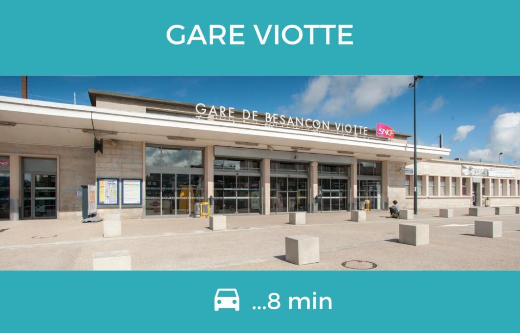 Nouveau - Grande Terrasse - L'Horloge - Calme - Home-One Besançon Exteriér fotografie